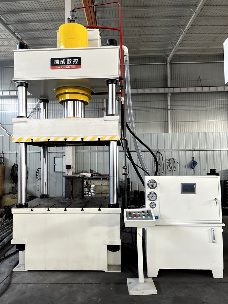 315噸四柱液壓機 金屬外殼成型壓力機 連續式作業