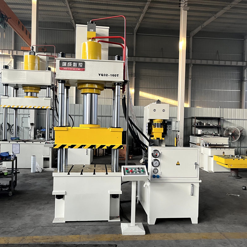 160T四柱液壓機   快速下頂缸