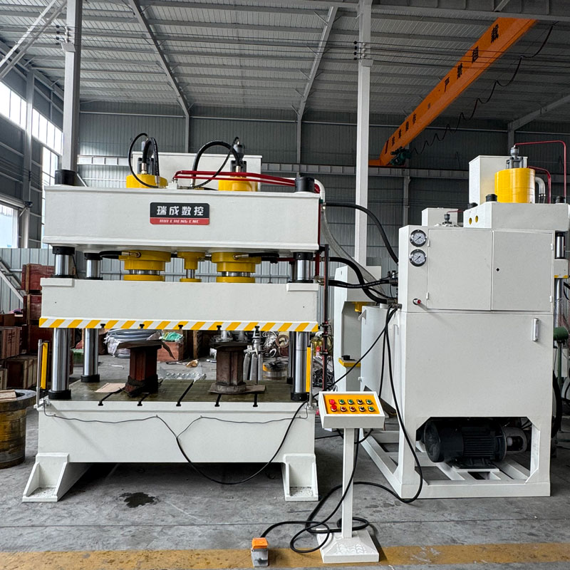 315T雙缸液壓機壓金屬瓦片工藝